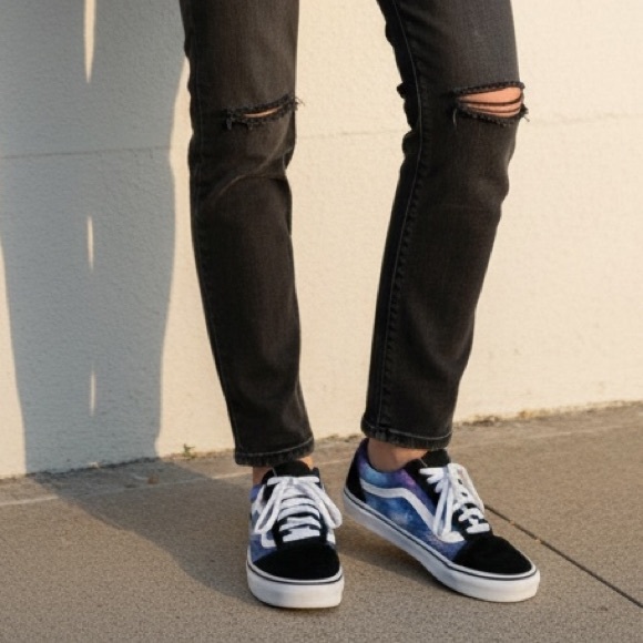 Vans Shoes - Vans Women's Sneakers - Black, Blue, Purple, White